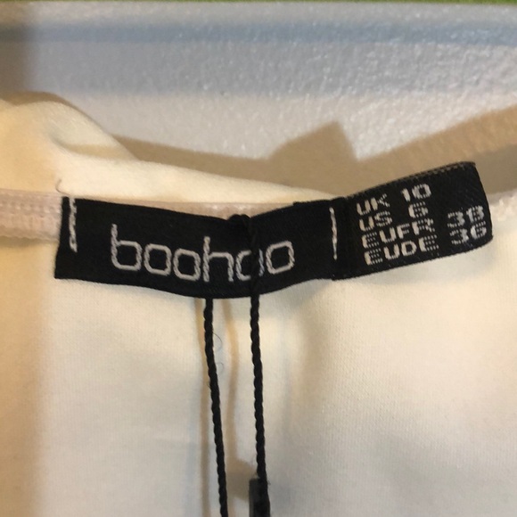 white off the shoulder dress - Picture 3 of 4